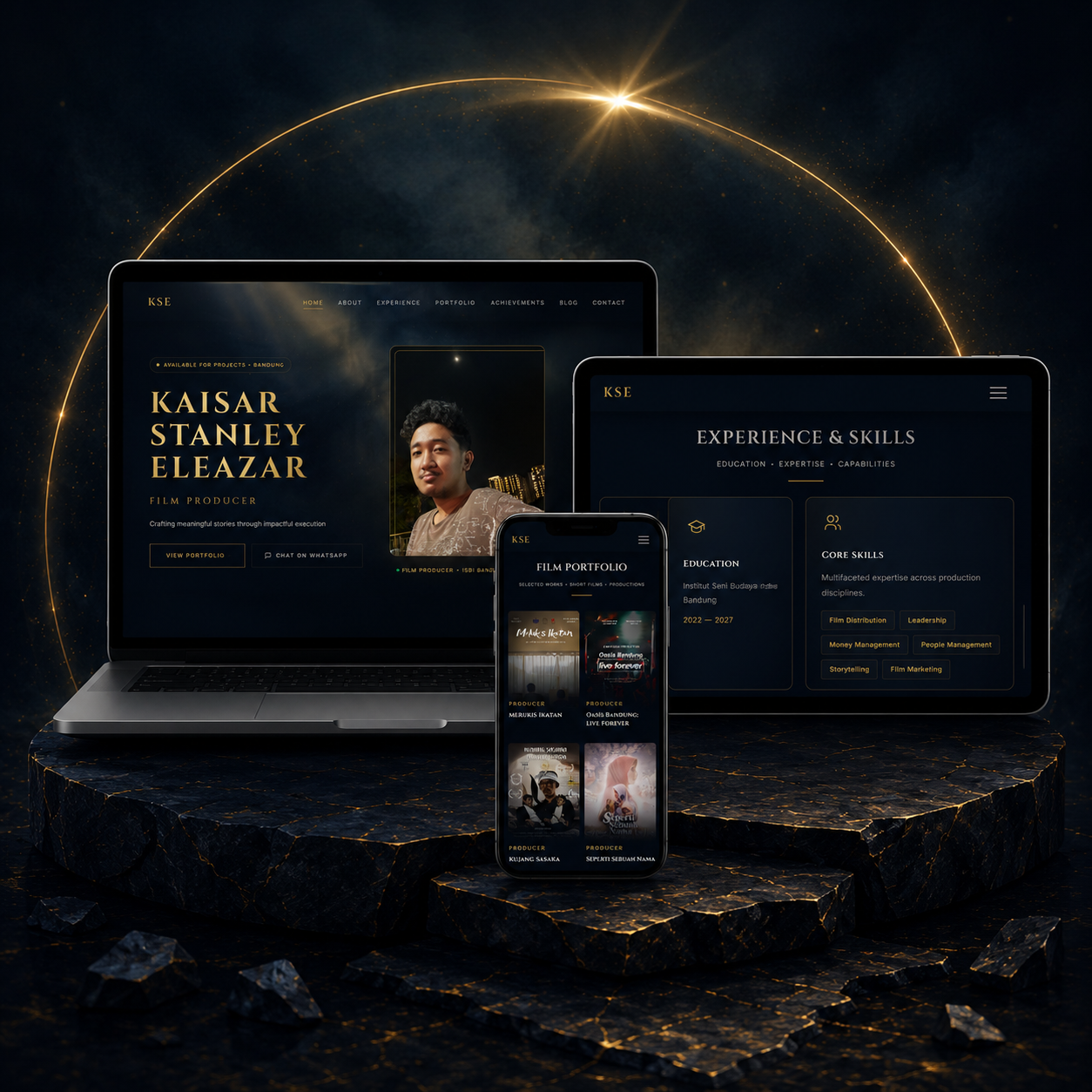 Website Portofolio Film Producer